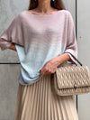 Two tones shimmery knit